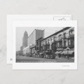 Los Angeles, CA Post und Old Main Postkarte (Vorne/Hinten)