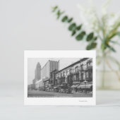 Los Angeles, CA Post und Old Main Postkarte (Stehend Vorderseite)