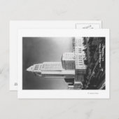 Los Angeles, CA Rathaus und Stadtblick Postkarte (Vorne/Hinten)