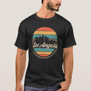 Los Angeles CA Retro Vintag USA Skyline Souvenir T-Shirt