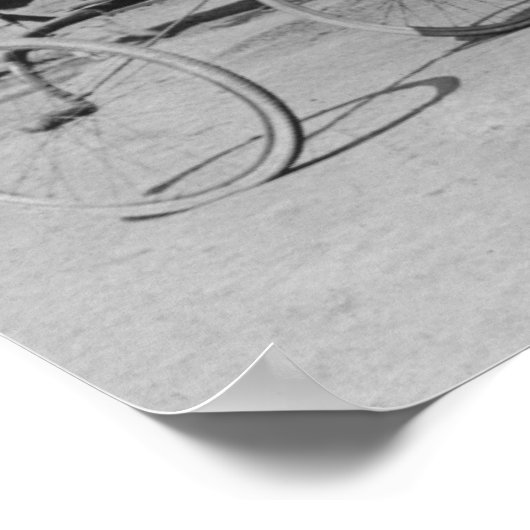 Los Angeles, CA Straußenfarm Cart Scene Poster (Ecke)