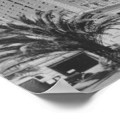 Los Angeles, CA View of Biltmore Hotel and Stree Poster (Ecke)