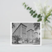Los Angeles, CA View of Biltmore Hotel and Stree Postkarte (Stehend Vorderseite)