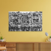 Los Angeles, CA View of Clifton's Pacific Seas Leinwanddruck (Insitu (Wohnzimmer))