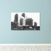 Los Angeles, CA View of General Hospital Leinwanddruck (Insitu (Holzboden))