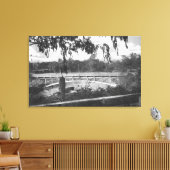 Los Angeles, CA View of Hollenbeck Park Leinwanddruck (Insitu (Wohnzimmer))