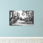 Los Angeles, CA View of Olvera Street Leinwanddruck (Insitu (Holzboden))
