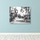 Los Angeles, CA View of Olvera Street Leinwanddruck (Insitu (Holzboden))