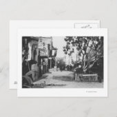 Los Angeles, CA View of Olvera Street Postkarte (Vorne/Hinten)