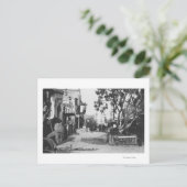 Los Angeles, CA View of Olvera Street Postkarte (Stehend Vorderseite)