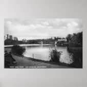 Los Angeles, CA West Lake Park City View Poster (Vorne)