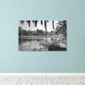 Los Angeles, CA West Lake Park im Winter Leinwanddruck (Insitu (Holzboden))