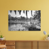 Los Angeles, CA West Lake Park im Winter Leinwanddruck (Insitu (Wohnzimmer))