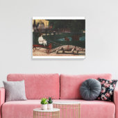Los Angeles, CAAlligator FarmPulling Girl Leinwanddruck (Insitu (Wohnzimmer))