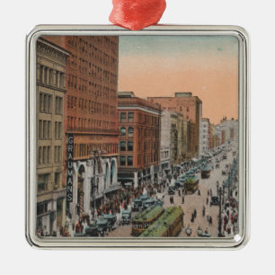 Los Angeles, CABroadway von der 4. Straßen-Ansicht Ornament Aus Metall