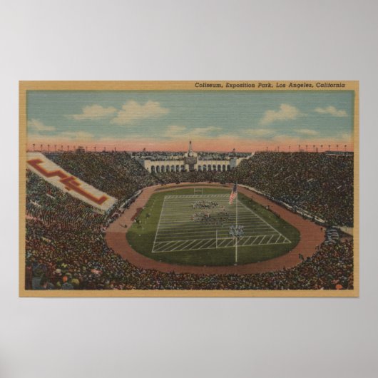 Los Angeles, CAColiseum auf der Ausstellung Park Poster (Vorne)