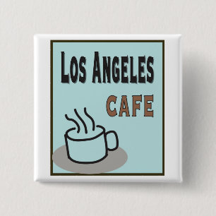 Los Angeles Cafe Buttons