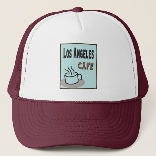 Los Angeles Cafe Hat Truckerkappe (Vorderseite)