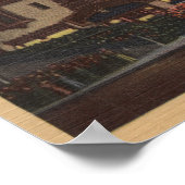 Los Angeles, CAFox Carthay Circle Theater View Poster (Ecke)