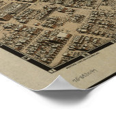 Los Angeles California 1909 Panoramakarte Poster (Ecke)