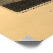 Los Angeles California Antiquitätenkarte Poster (Ecke)