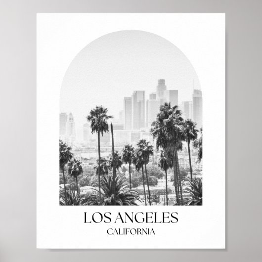 Los Angeles California Arch Foto Print Poster (Vorne)
