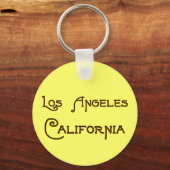 Los Angeles California Art Deco Schlüsselanhänger (Vorderseite)
