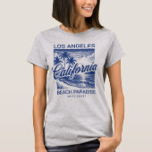 Los Angeles California Beach Paradise West Coast T-Shirt (Vorderseite)