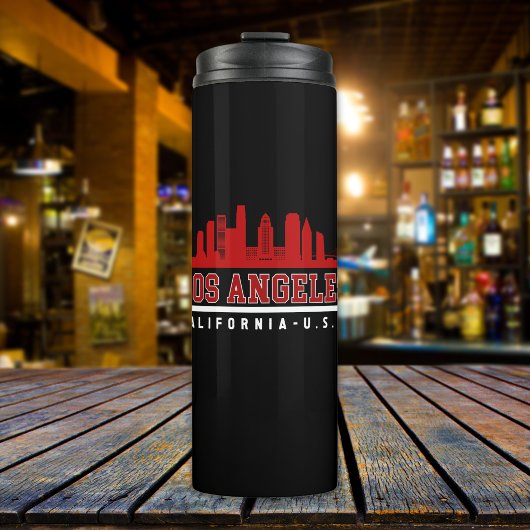 Los Angeles California Beautiful Skyline Thermosbecher