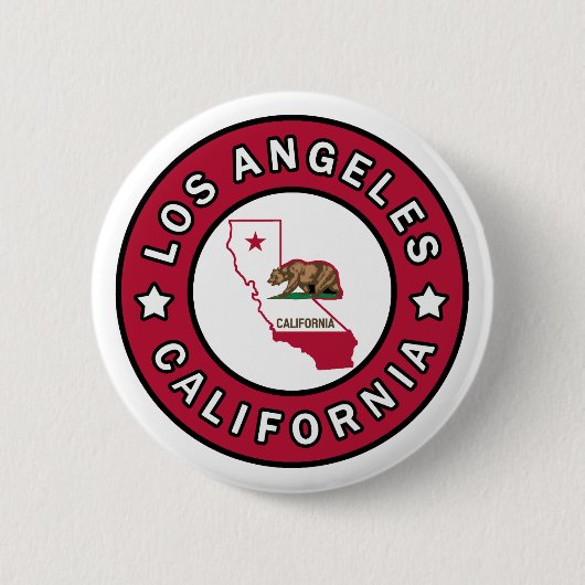 Los Angeles California Button (Vorderseite)