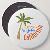 LOS ANGELES CALIFORNIA BUTTON (Vorne & Hinten)