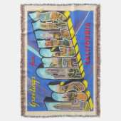 Los Angeles California CA Großbuchstabe Postkarte Decke (Vorderseite Vertikal)