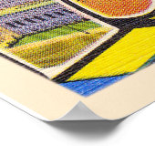 Los Angeles California CA Large Letter Postcard Poster (Ecke)