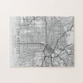 Los Angeles California City Map Puzzle (Horizontal)