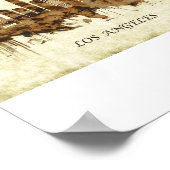 Los Angeles California City Poster (Ecke)