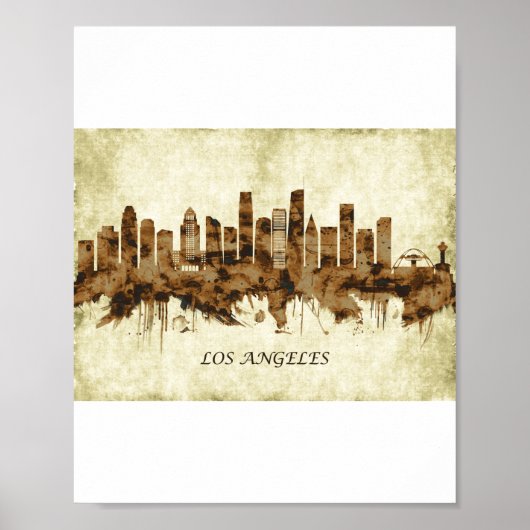 Los Angeles California City Poster (Vorne)