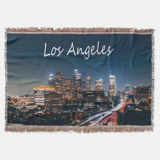 Los Angeles California City Skyline Decke (Vorderseite)