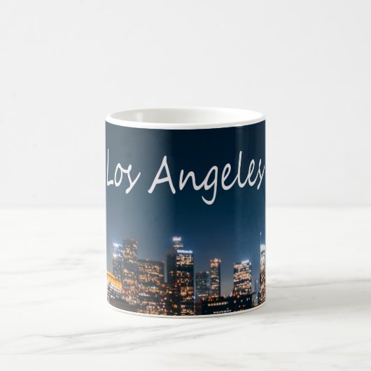 Los Angeles California City Skyline Kaffeetasse (Mittel)