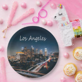 Los Angeles California City Skyline Pappteller (Party)