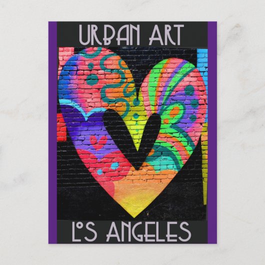 Los Angeles California Cool Urban Street Art Postkarte (Vorderseite)