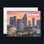Los Angeles, California Downtown Sunset Postkarte<br><div class="desc">Los Angeles Stadtzentrum</div>