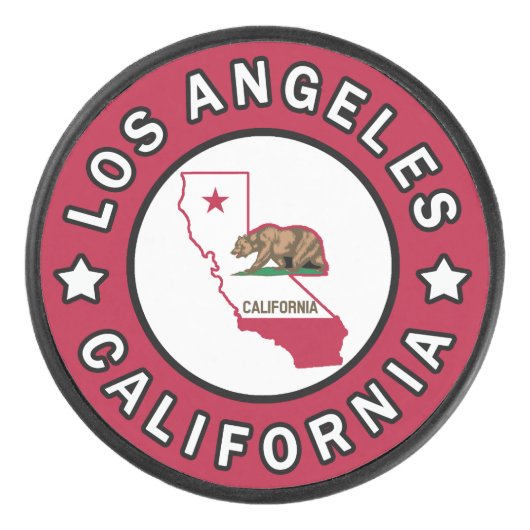 Los Angeles California Eishockey Puck (Vorderseite)
