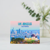 Los Angeles California Flat Card (Stehend Vorderseite)