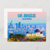 Los Angeles California Flat Card (Vorne/Hinten)