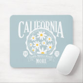 Los Angeles California Floral Graphic Mousepad (Mit Mouse)
