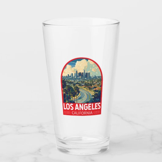 Los Angeles California Glas (Vorderseite)