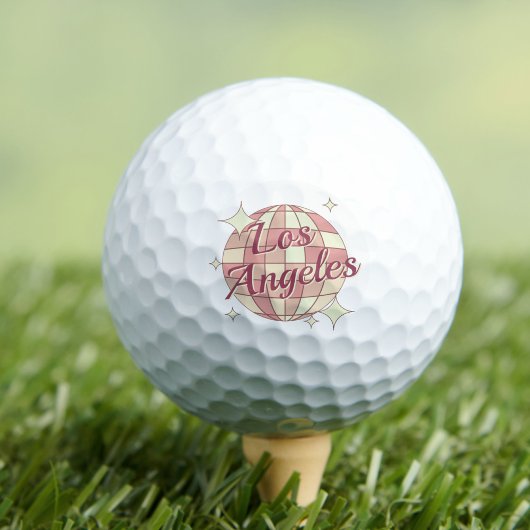 Los Angeles California Golf Ball