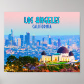 Los Angeles California Griffith Observatory Poster (Vorne)