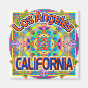 Los Angeles CALIFORNIA Happy Magnet