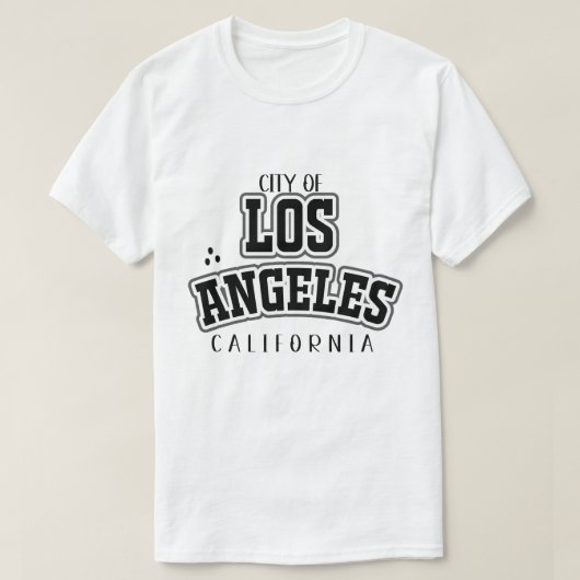 Los Angeles California-Hemd T-Shirt (Design vorne)